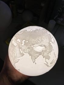 Double color touch 3D printing earth Jupiter lamp (Option: Earth-8CM-Upgrade)